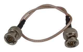 BNC STRAIGHT PLUG 24 AMPHENOL CONNEX 115101-02-24.00 RF CABLE ASSEMBLY RG174