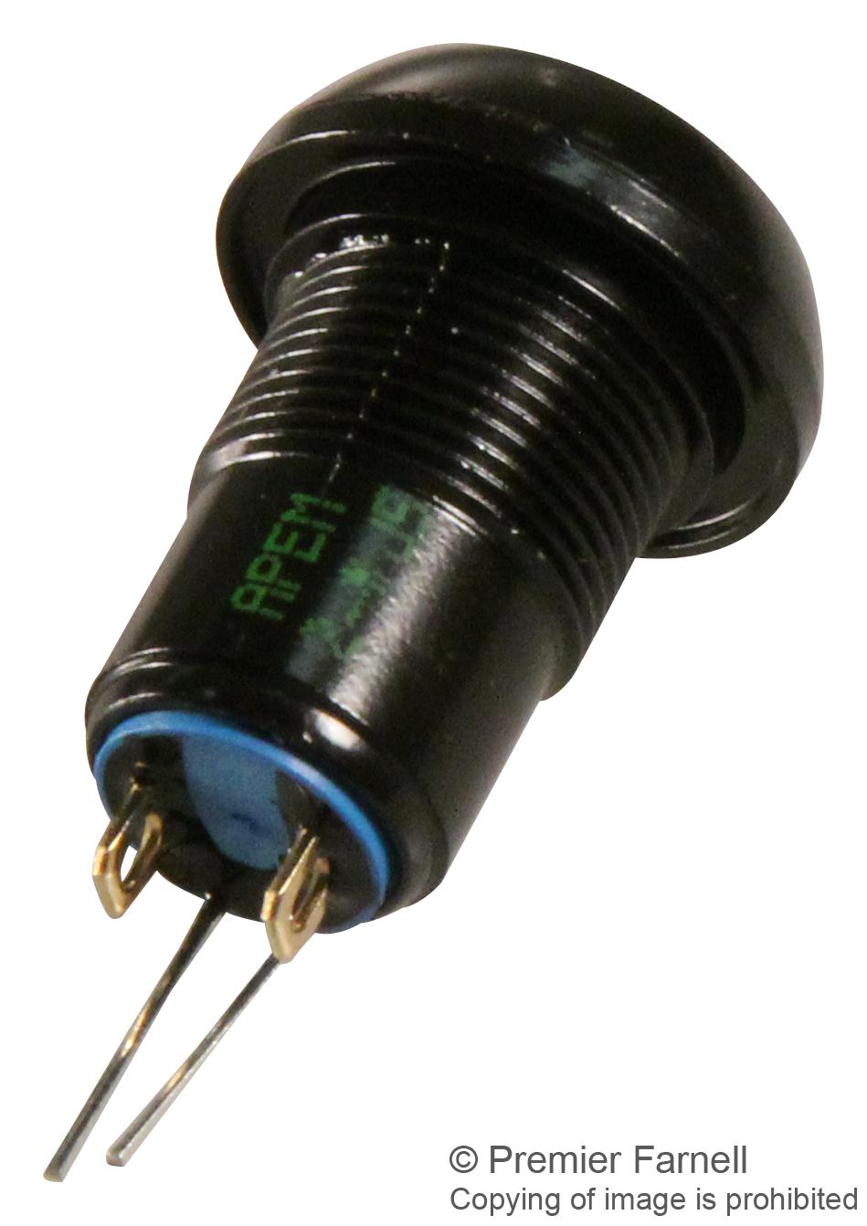 IPR1SAD2L0G Apem Industrial Pushbutton Switch, IP, 13.6 mm