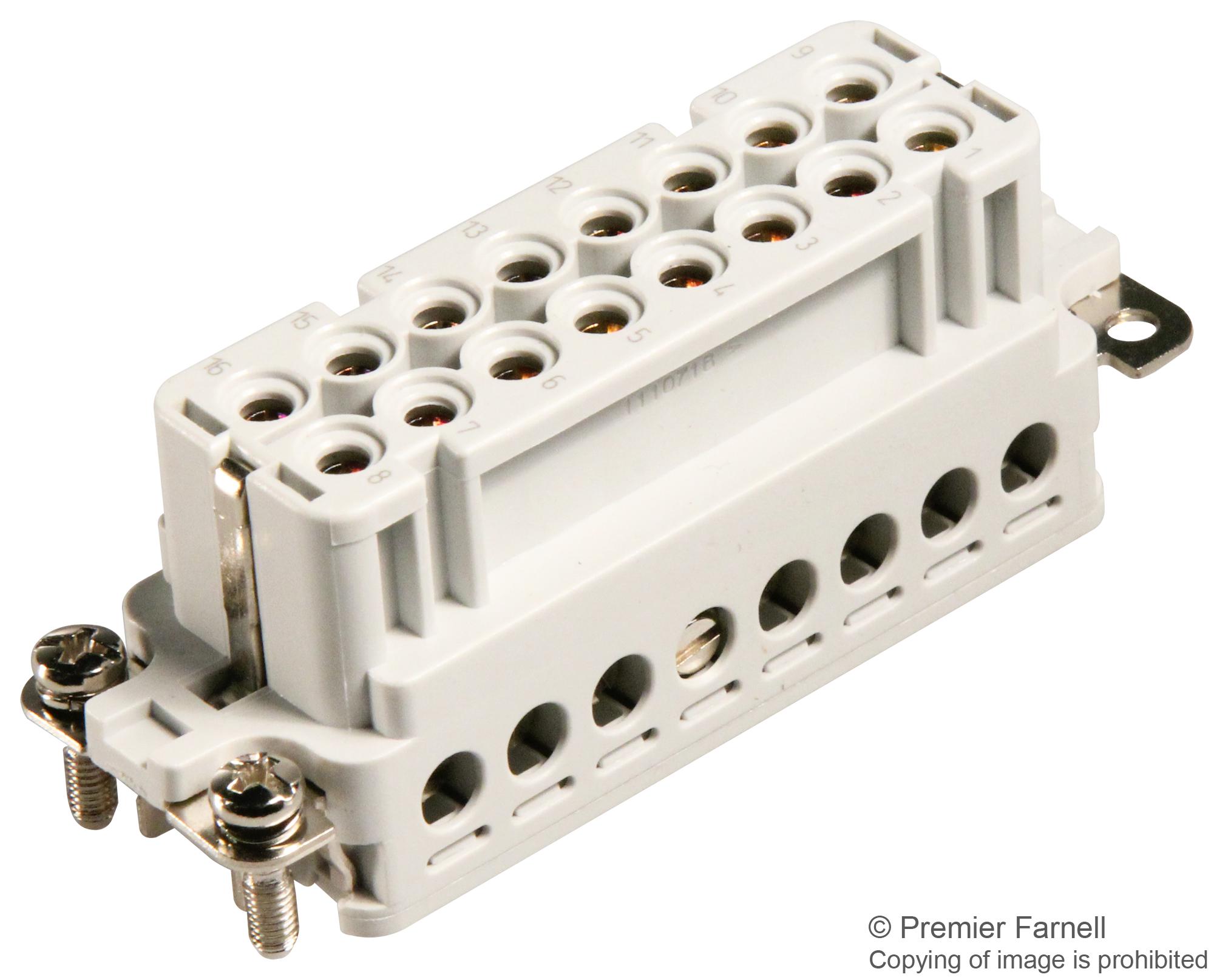 111034171 Hts Te Connectivity Heavy Duty Connector, 16+PE