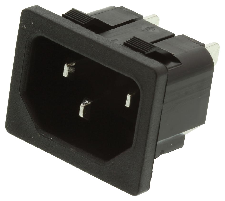 4300.0704 Schurter IEC Power Connector, IEC C14 Inlet, 15 A