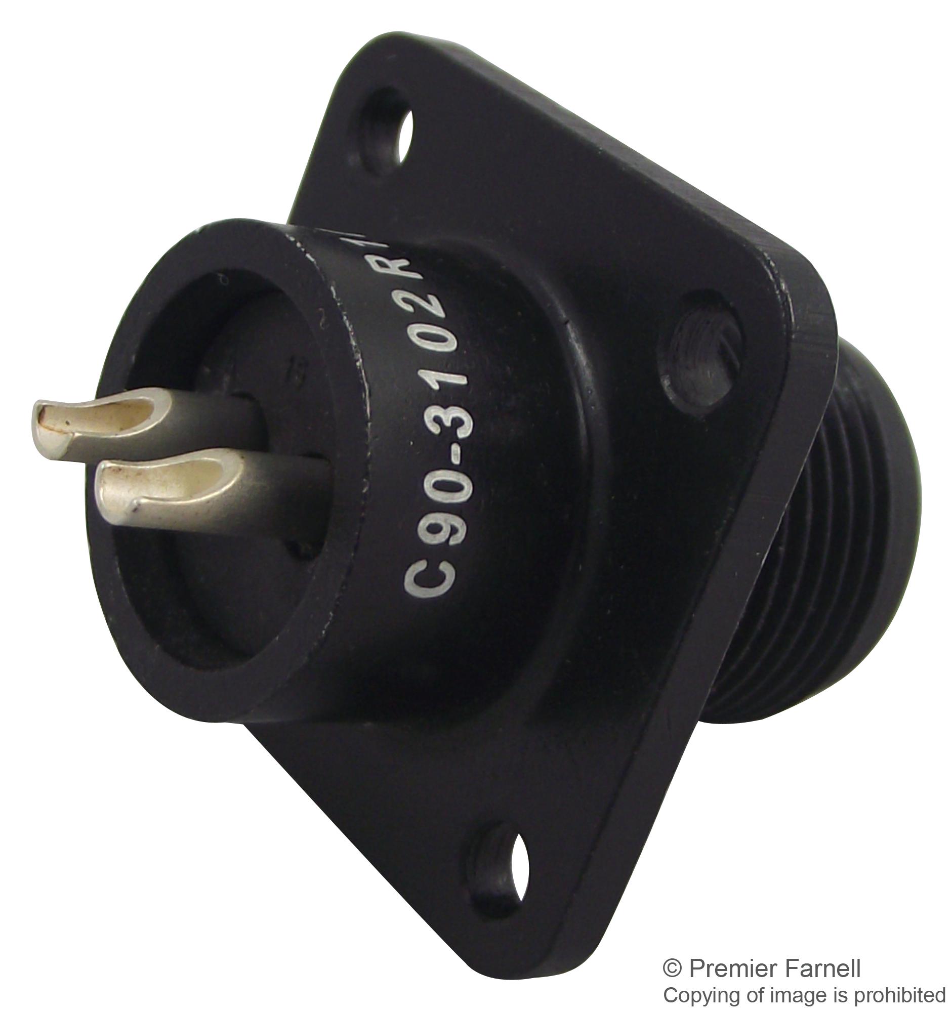 C90-3102R10SL-4S - Harwin - Circular Connector, Panel Mount Receptacle ...