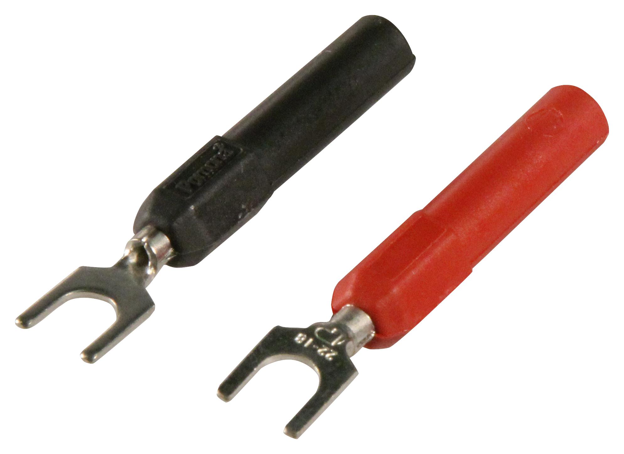3777A02 Pomona Terminal, Fork / Spade Tongue, Spade Lug to Banana