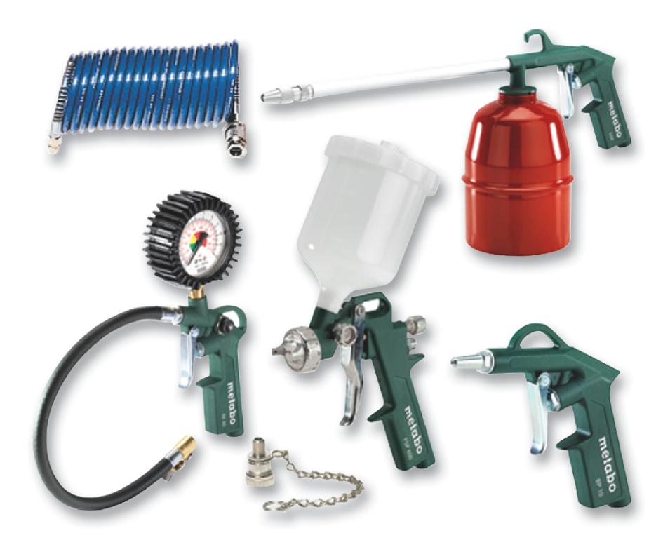 LPZ 7 SET Metabo Compressed Air Tool Set, 1/4 ", 6 Piece element14 Korea