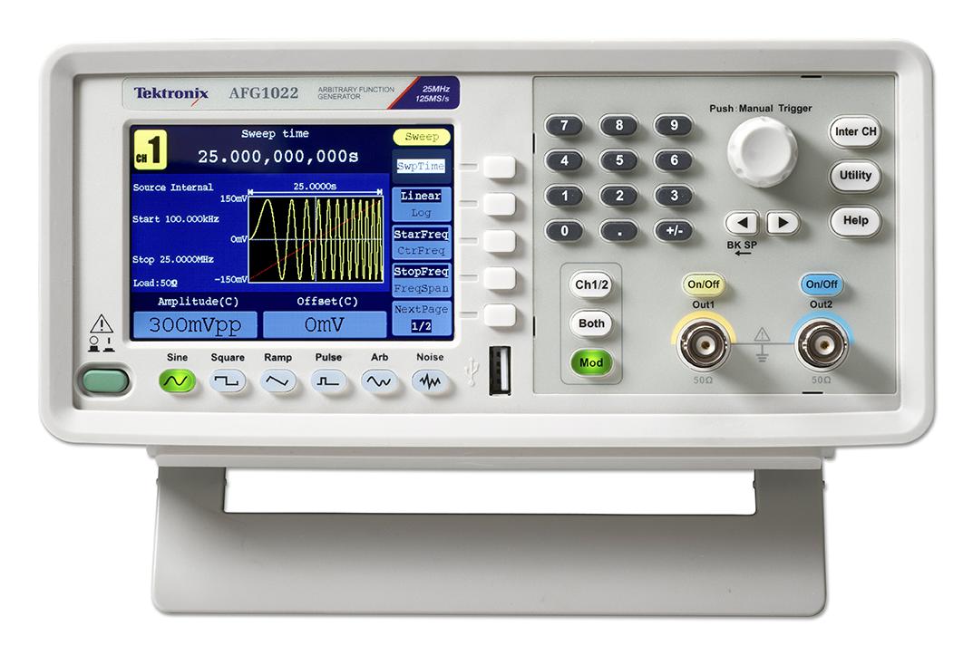AFG1022 Tektronix Function Generator, Arbitrary, 2 Channel
