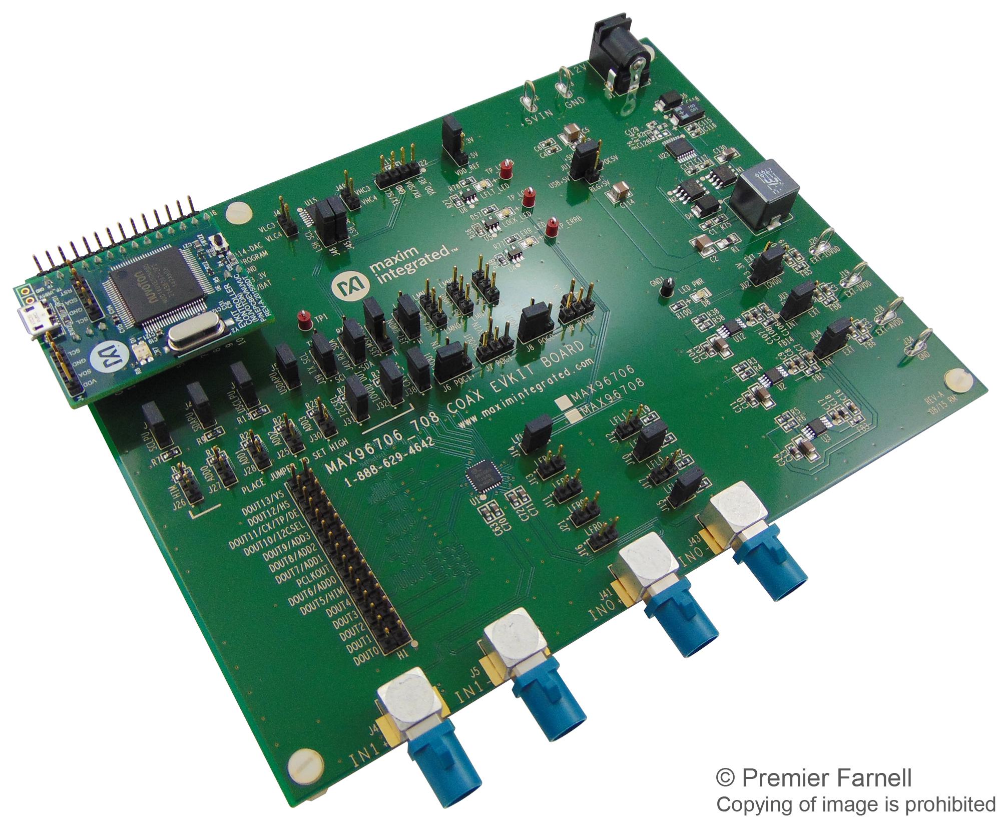 MAX96708COAXEVKIT Analog Devices Evaluation Kit, GMSL