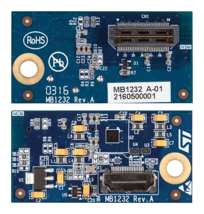 BLCDADHDMI1 Stmicroelectronics Adapter Board, DSI To HDMI, STM32