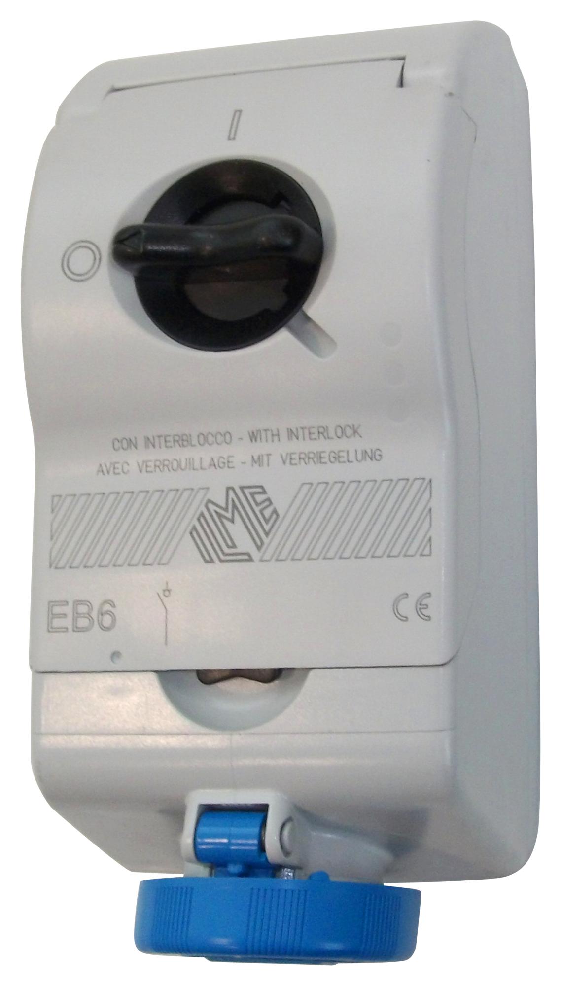 Interruttore ILME SPA KI 1665 IB6 - PR+FUS+INT 16A 5P