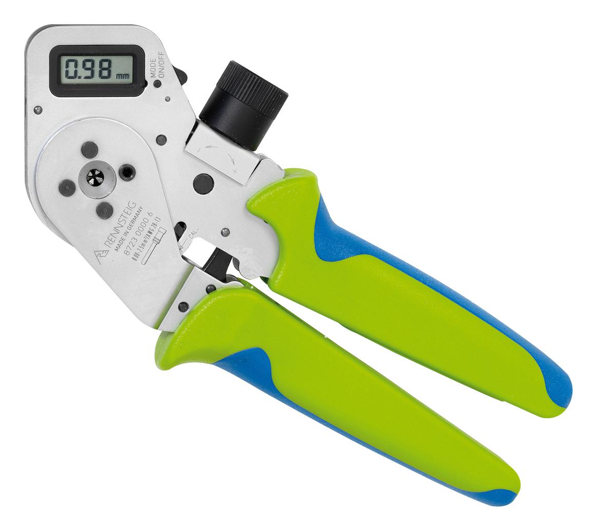 8733 0101 61 Rennsteig Crimp Tool, Hand, 32AWG to 20AWG Contacts