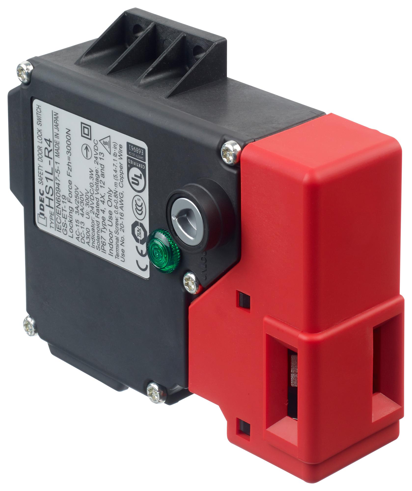 HS1LR44KMSRMG Idec Safety Interlock Switch, w/ Solenoid, HS1L