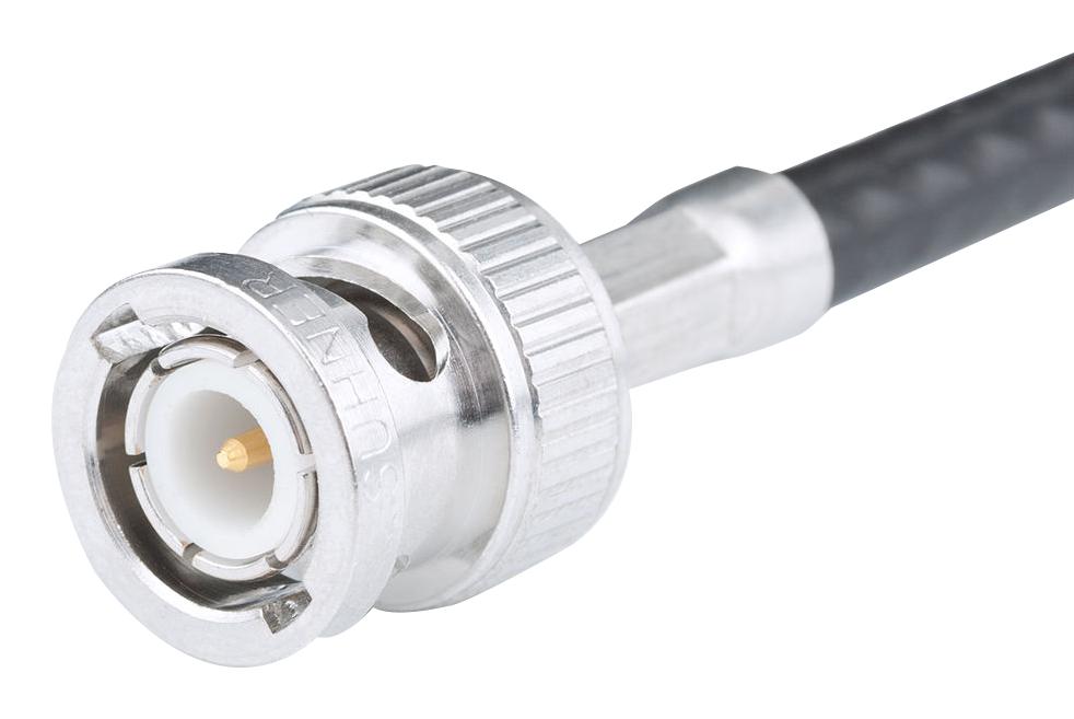 11"BNC50387/133"NE Huber+suhner RF / Coaxial Connector, BNC Coaxial, Straight Plug