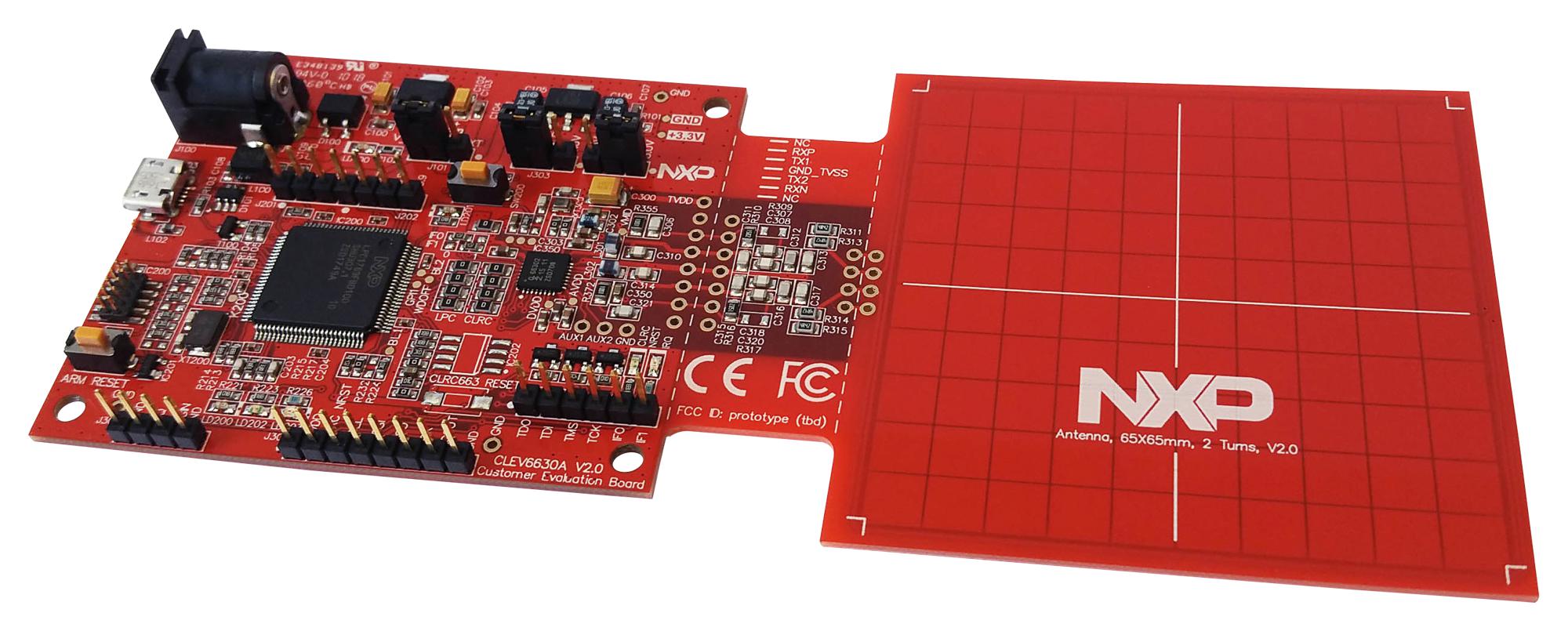 CLEV6630AM - Nxp - Development Board, NFC Front End Development, MIFARE ...