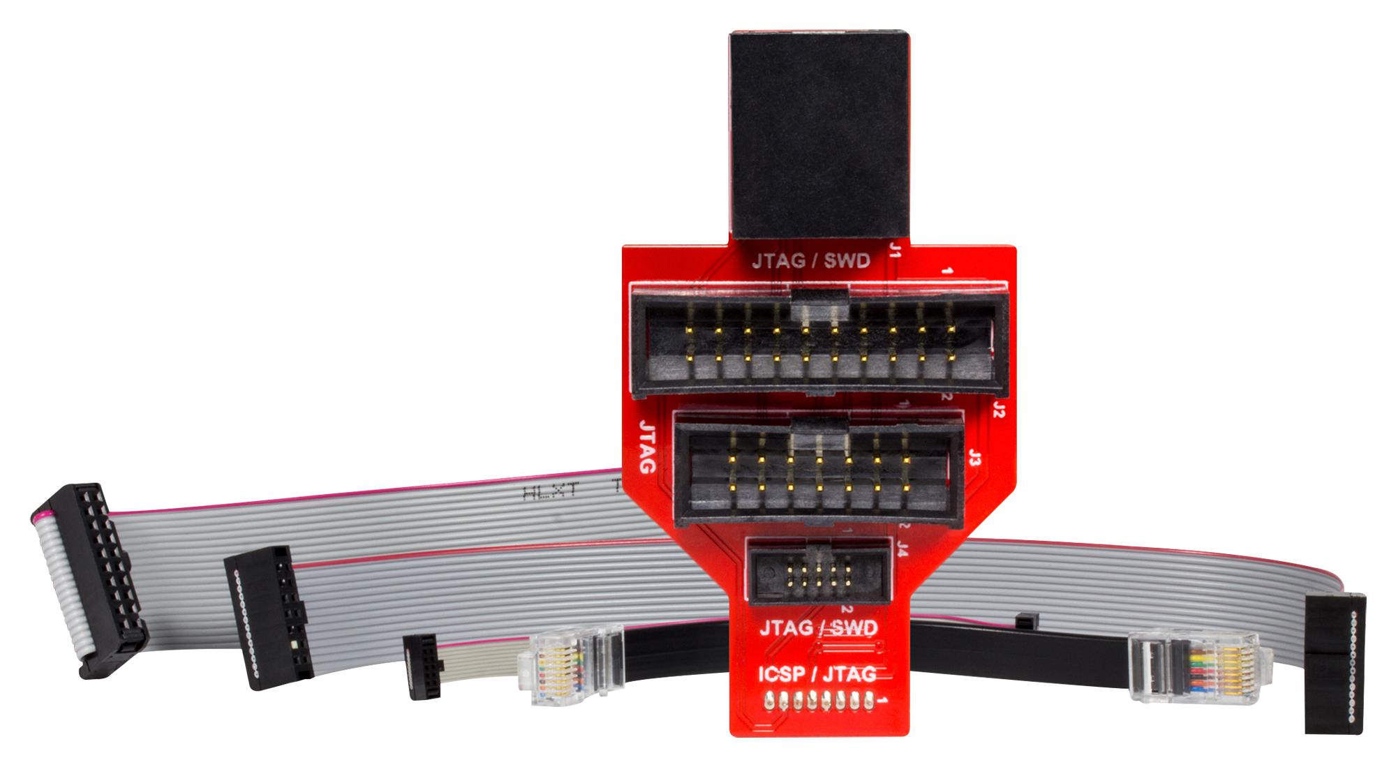 AC102015 Microchip Adapter Board, MPLAB ICD 4/PICkit 4 Debuggers To