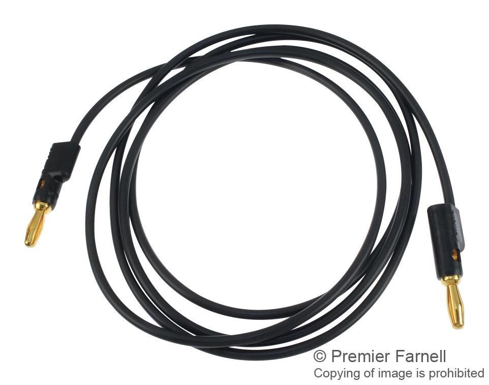 2948600 Pomona Banana Test Lead, Stackable Banana Plug, Stackable