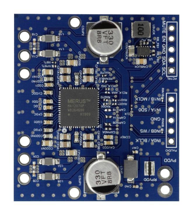 REFAUDIODMA12070PTOBO1 Infineon Evaluation Board, MA12070P Class D