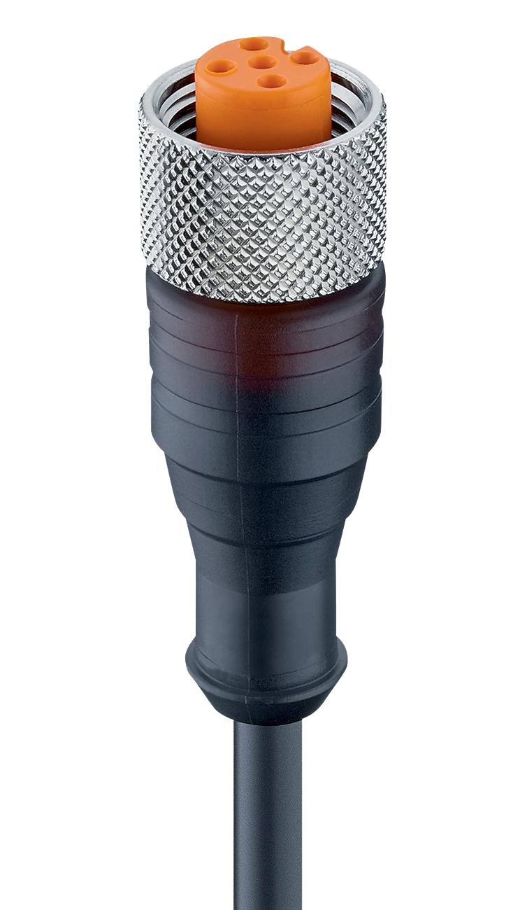 RKT 5228/3 M Lumberg Automation Sensor Cable, 5 Pos, 3 m