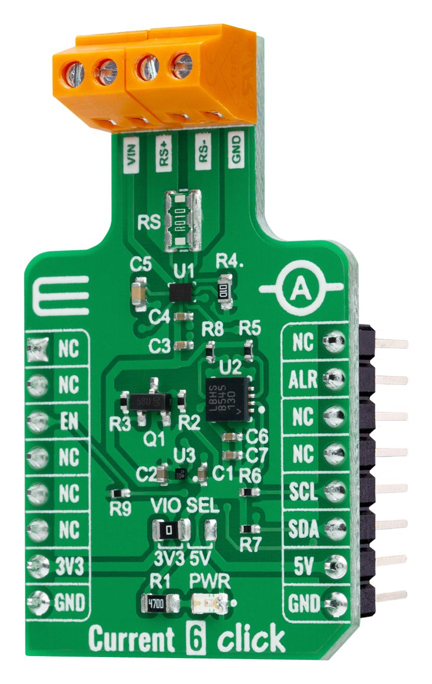 MIKROE4914 Mikroelektronika AddOn Board, CurrentSense Amplifier