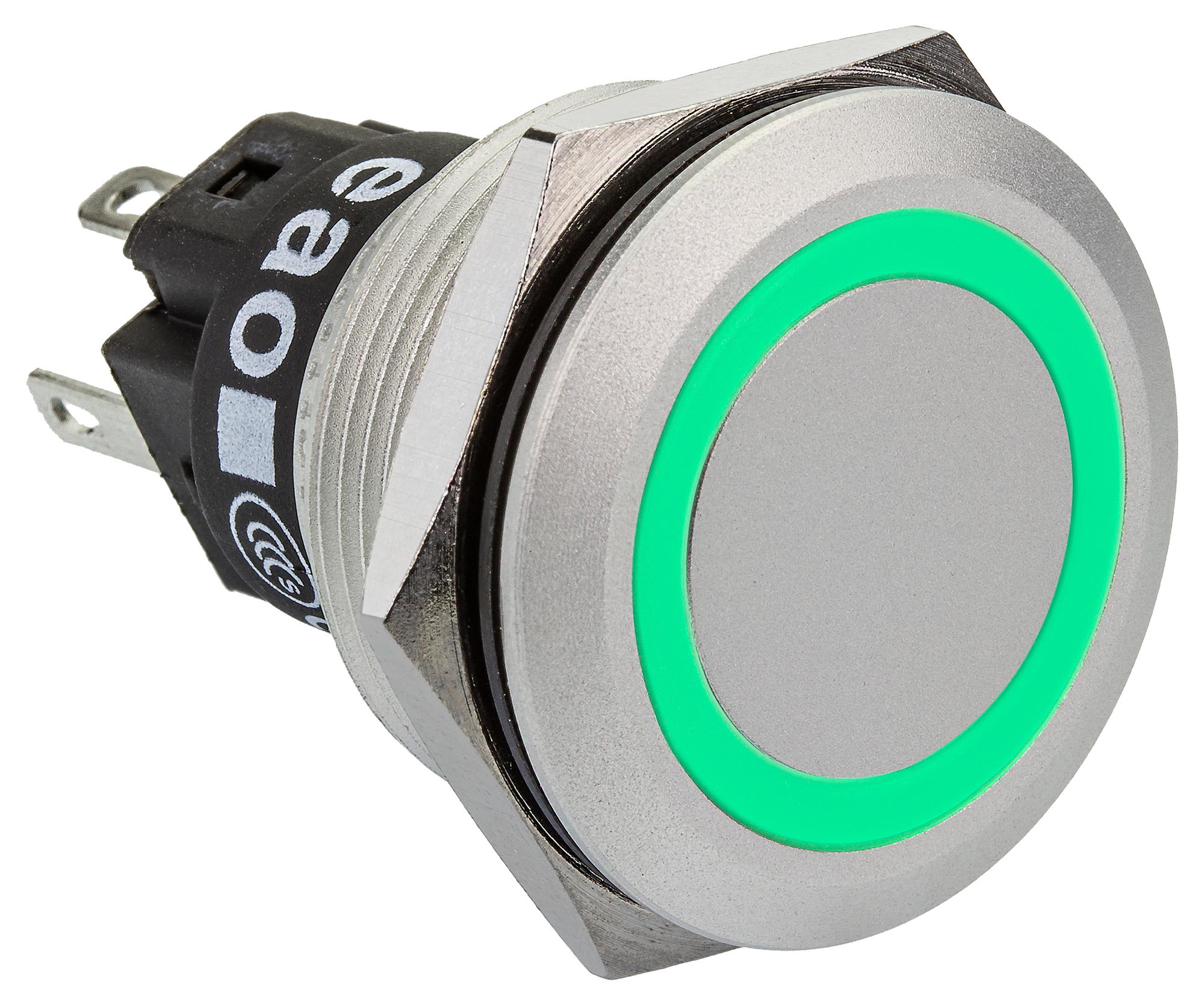 82-6551.0134 - Eao - LED Panel Mount Indicator, Green, 24 V | element14 ...