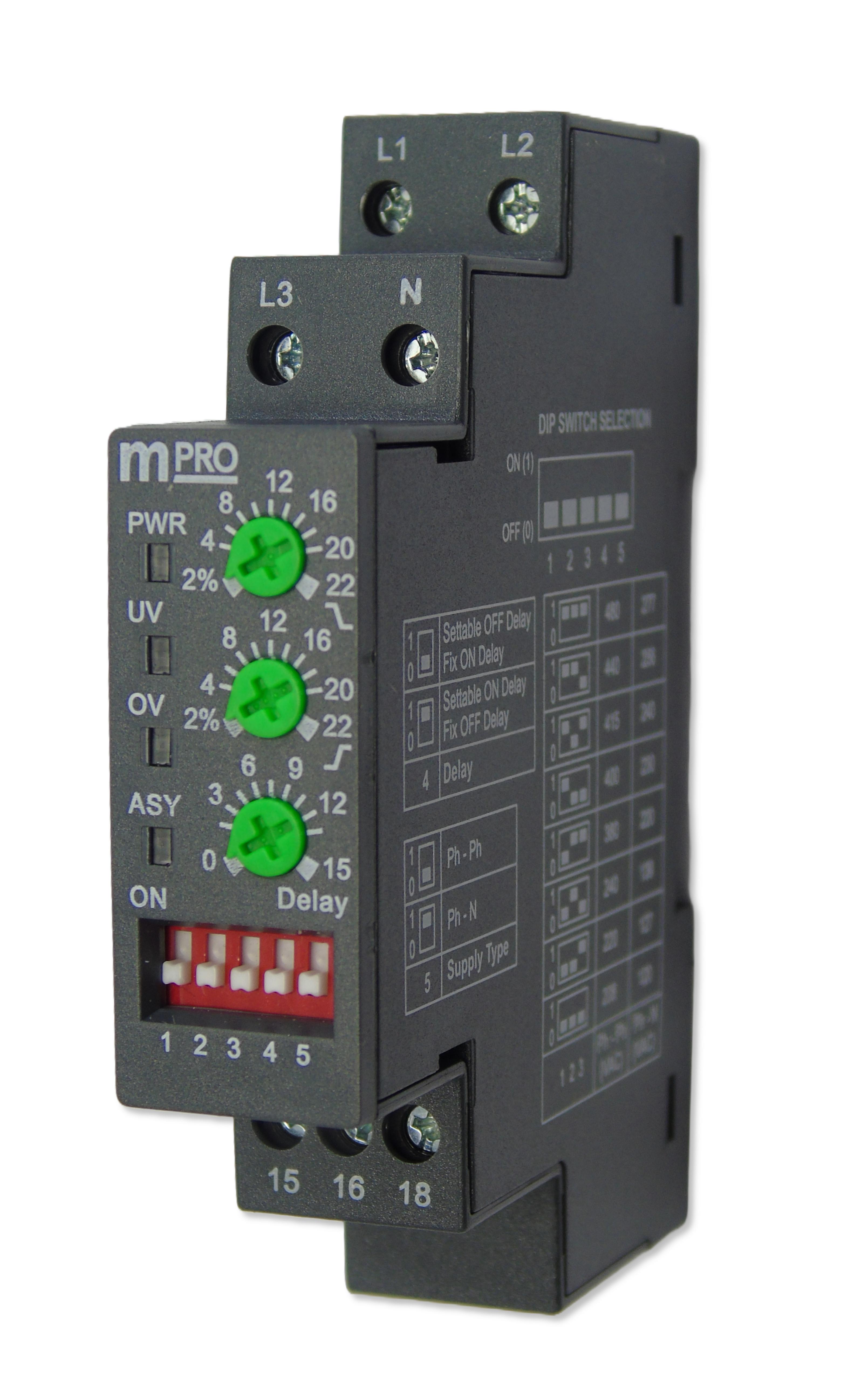 Mp Relay MP008399 - Multicomp Pro - Phase Monitoring Relay, MP Voltage ...