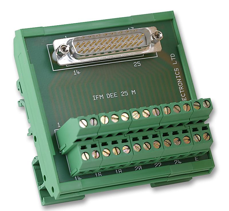 IFM DEE 25 M - M Jay - Terminal Block Interface, D Sub 25 Position Plug ...