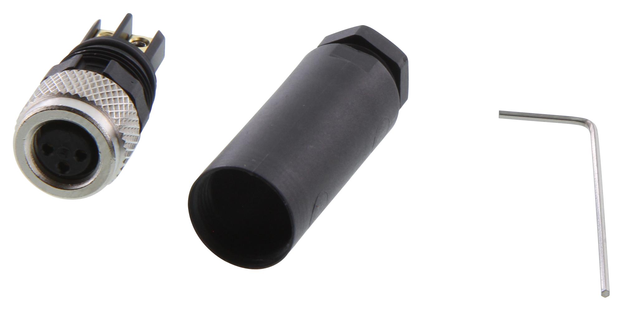 Connettore Spia Lumberg RSMCK-3 M8 3 Pin Per Sensori - Nuovo, Pico Attaccabile
