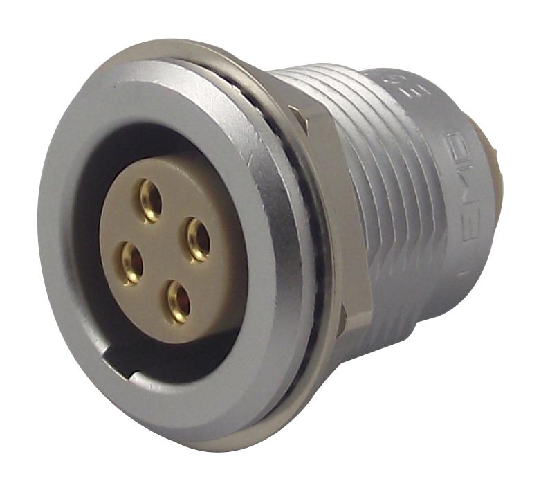 EGG.2B.304.CLL Lemo Circular Connector, 2B Series, Panel Mount