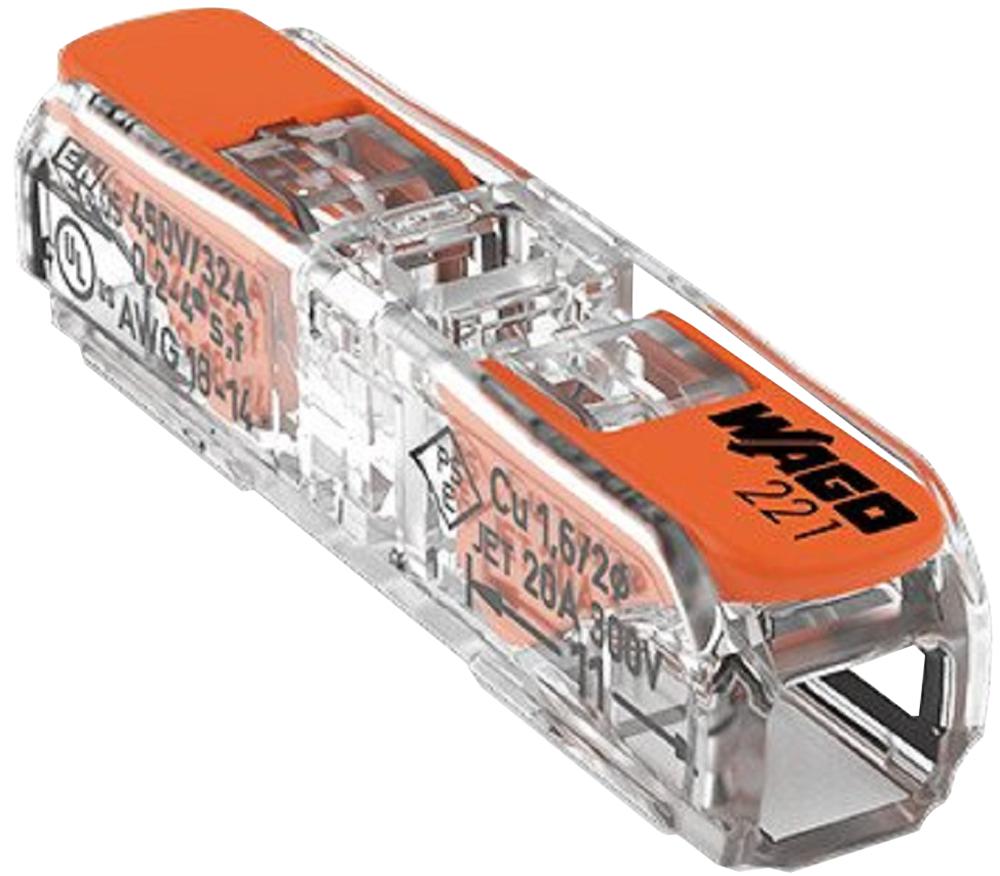 2212411 Wago Pluggable Terminal Block, 1 Ways, 20AWG to 14AWG