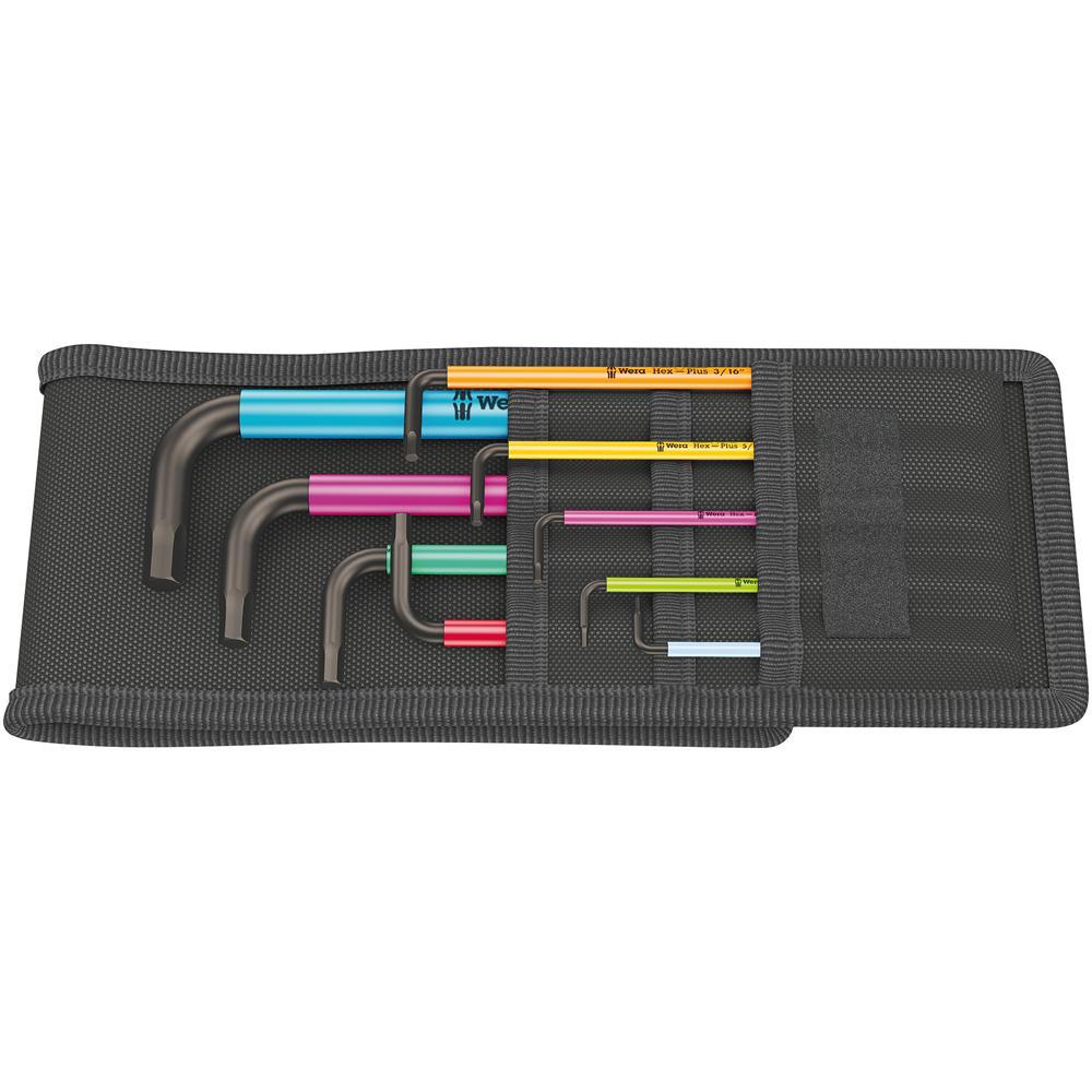5022639001 Wera Long Arm Color Coded Hex Key Set SAE element14 Korea