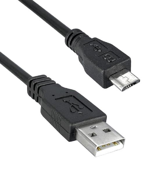3025033 01 Qualtek Electronics USB CORD 2.0 PLUG A MICRO B