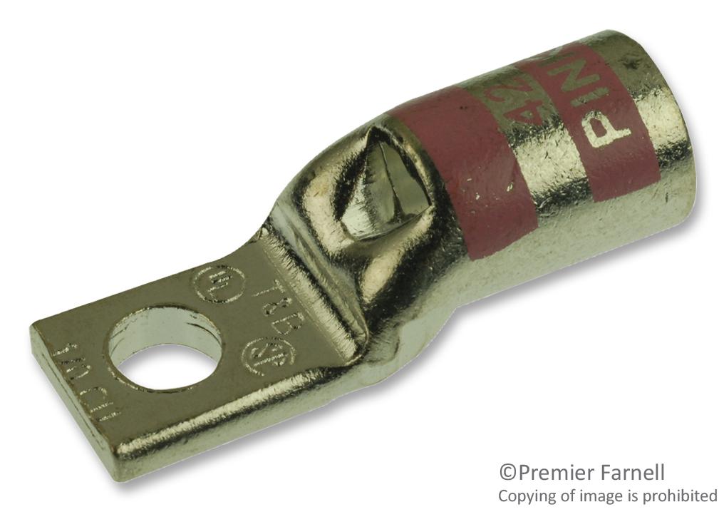 54152NT Abb Thomas & Betts CRIMP TERMINAL, RING TONGUE, 1/4