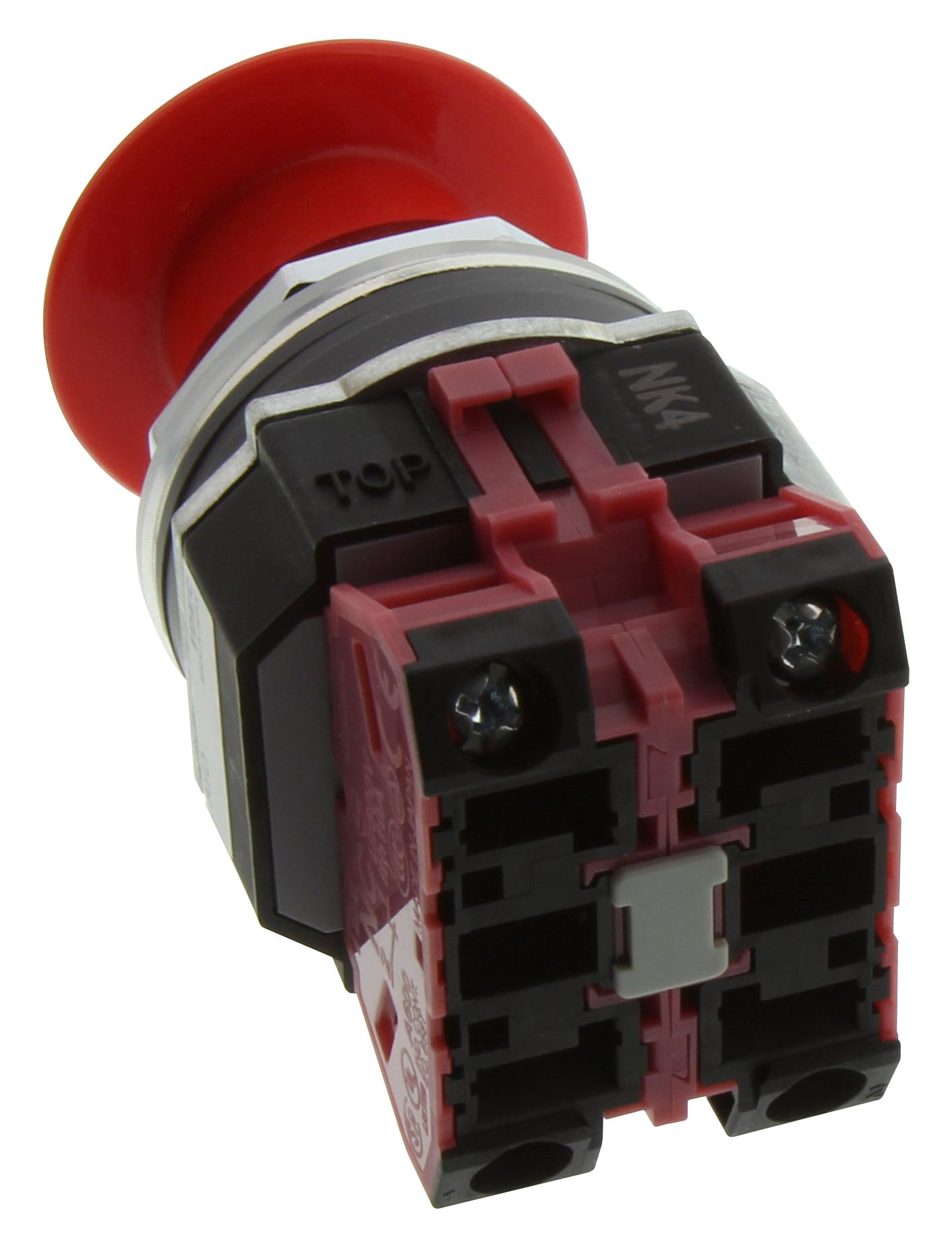 AYD302NUR Idec ESTOP PB SW, DPSTNC, 10A element14 Korea