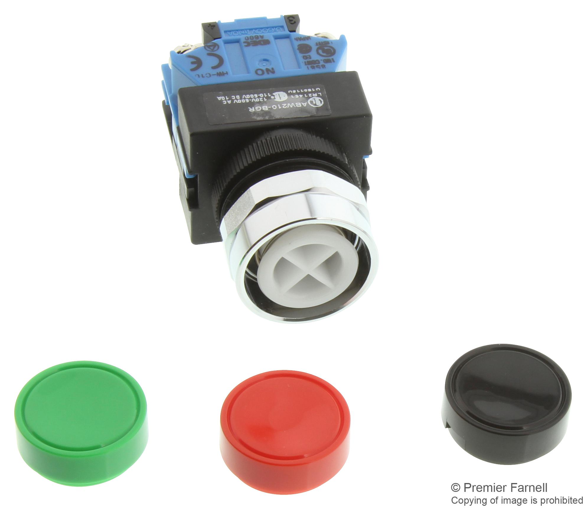 ABW210BGR Idec SWITCH, INDUSTRIAL PUSHBUTTON, 22MM element14 Korea
