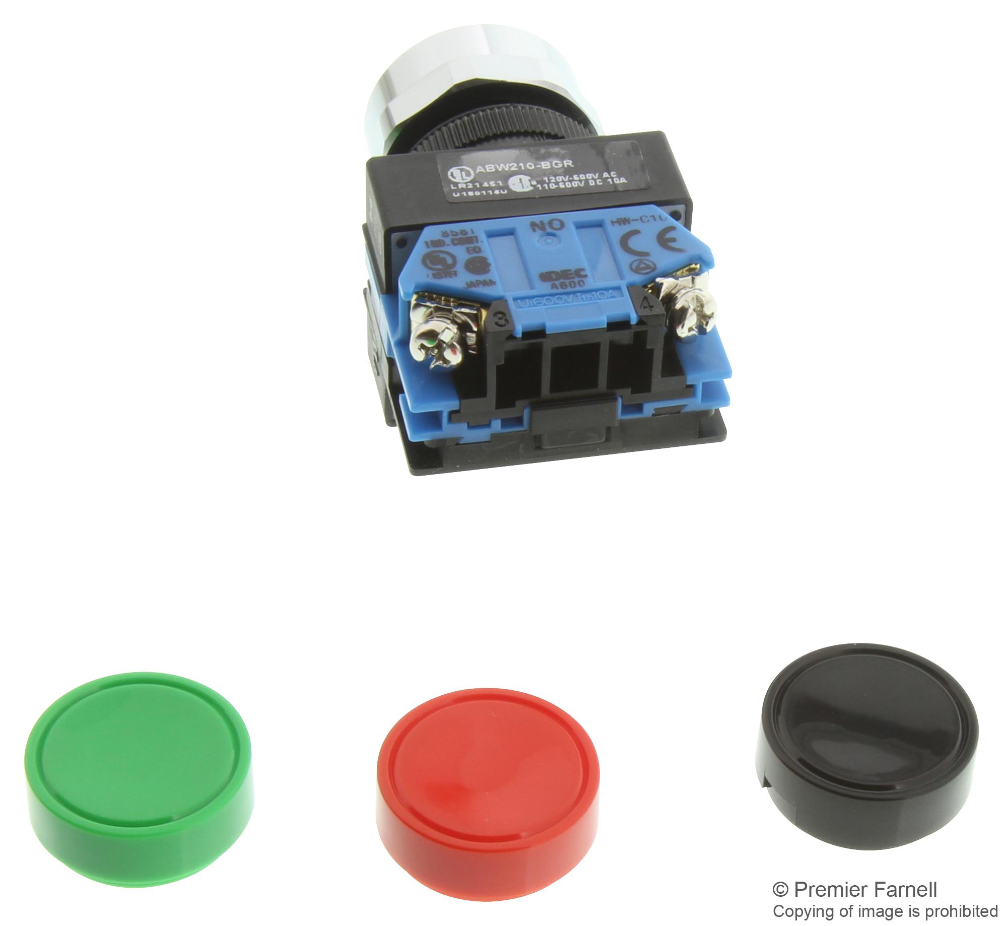 ABW210BGR Idec SWITCH, INDUSTRIAL PUSHBUTTON, 22MM element14 Korea