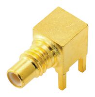 MULTICOMP PRO MP-26-10-TGG RF / Coaxial Connector, SMC Coaxial, Right Angle Jack, Through Hole Right Angle, 50 ohm, Brass