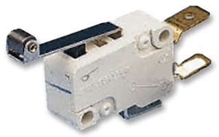 ZF D3B6-V3RD Microswitch, Snap Action, Roller Lever, SPDT, Quick Connect, Solder, 4 A