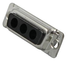 AMPHENOL COMMUNICATIONS SOLUTIONS L77TWA3W3S D Sub Connector, TW Hybrid, Standard, Receptacle, TW Range, 3 Contacts, DA, Solder