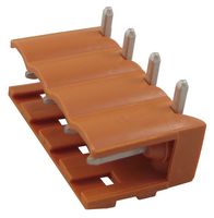 WEIDMULLER 1508260000 Pin Header, Side Entry, Wire-to-Board, 5.08 mm, 1 Rows, 4 Contacts, Through Hole, SL 5.08