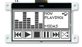 MIDAS DISPLAYS MCCOG128064C6W-FPTLW