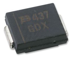 LITTELFUSE SMCJ440CA TVS Diode, TRANSZORB SMCJ, Bidirectional, 440 V, 713 V, DO-214AB (SMC), 2 Pins