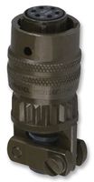 AMPHENOL INDUSTRIAL MS3116F8-2S.. Circular Connector, MIL-DTL-26482 Series I, MS3116 Series, Straight Plug, 2 Contacts, Solder Socket