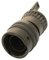 AMPHENOL INDUSTRIAL MS3126F12-3P.. Circular Connector, MIL-DTL-26482 Series I, MS3126 Series, Straight Plug, 3 Contacts, Crimp Pin