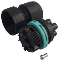 HYLEC THB.387.B4A Circular Connector, Sealed Circular Connector, TH387 Micro Teeplug Series, Cable Mount Receptacle
