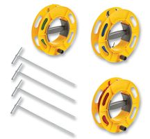 FLUKE FLUKE ES162P4-2 Test Accessory, 4-pole Stake Kit, Fluke 1623-2 and Fluke 1625-2 GEO Earth Ground Testers