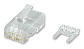 ROLINE 21.17.3062 Modular Connector, RJ45 Plug, 1 x 1 (Port), 8P8C, Cat6, Cable Mount