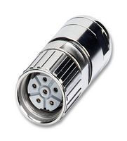 PHOENIX CONTACT 1605532 Sensor Connector, M23, Female, 6 Positions, Crimp Socket - Contacts Not Supplied