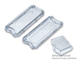 BUD INDUSTRIES USB7201C Plastic Enclosure, Flame Retardant, Handheld, Polycarbonate, 8.7 mm, 23 mm, 70.99 mm