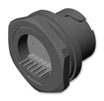 EDAC 690-W04-260-014 USB Sealed Connector, USB Type A, USB 1.0, Receptacle, 4 Position, Panel Mount, IP67