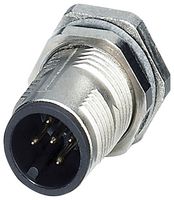 PHOENIX CONTACT 1551833 Sensor Connector, SPEEDCON Series, M12, Male, 5 Positions, PCB Pin, Straight Panel Mount