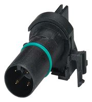 PHOENIX CONTACT 1436660 Sensor Connector, M12, Male, 4 Positions, Solder Pin, Right Angle PCB Mount