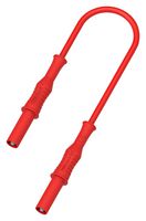 MULTICOMP PRO 76-016 Banana Test Lead, 4mm Banana Plug, 4mm Banana Plug, 5 ft, 1.5 m, Red, 12 A