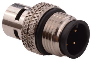 NORCOMP 858-004-103RSS1 Sensor Connector, VULCON Series, M12, Male, 4 Positions, Crimp Pin, Straight Cable Mount